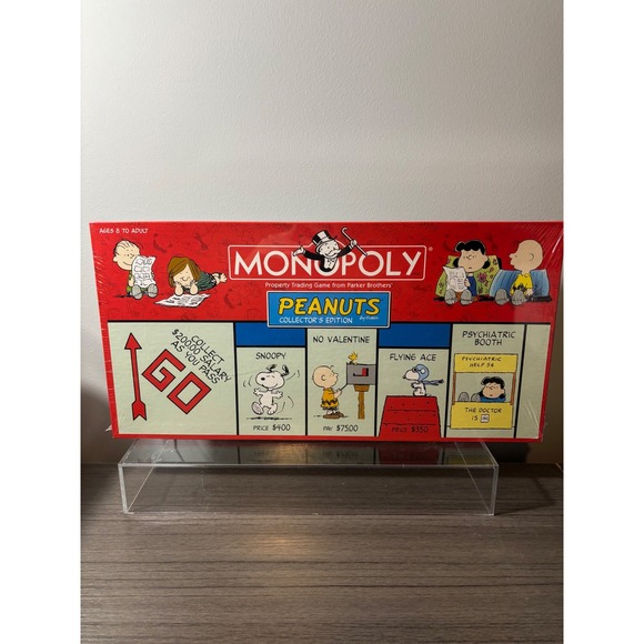 NEW and Sealed Peanuts Collector's Monopoly Board Game 2002